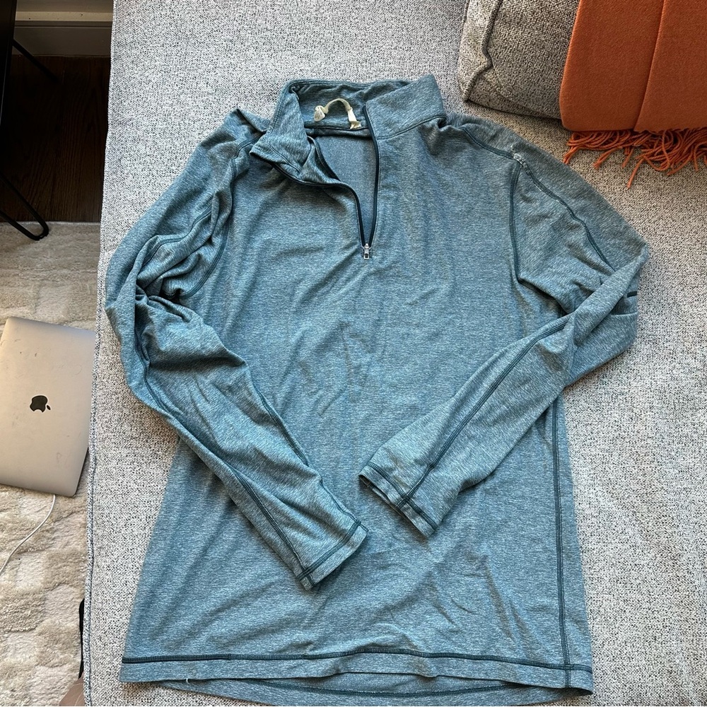 Lululemon Men's Blue Quarter Zip